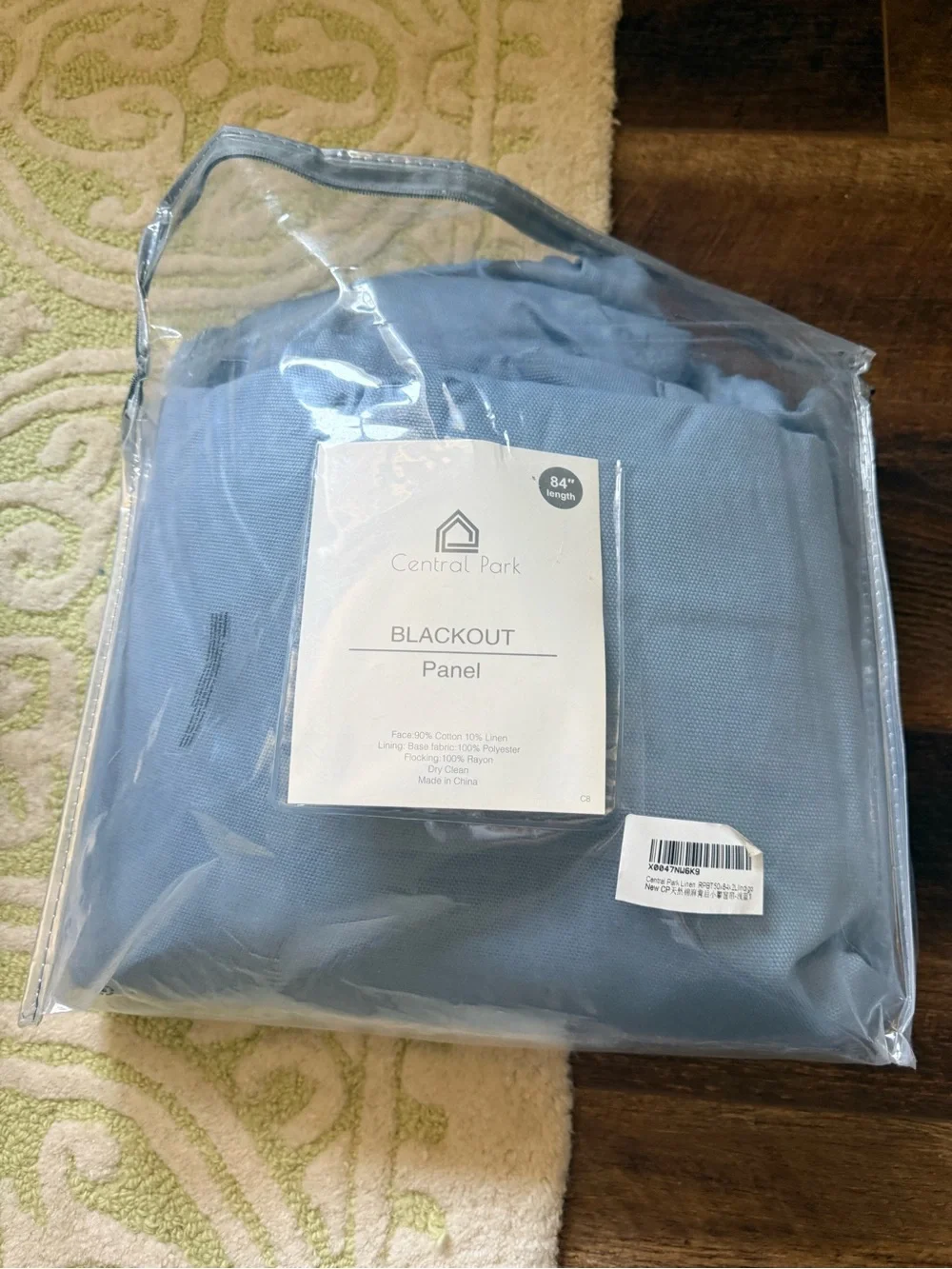 Blackout Panel Curtain - Blue